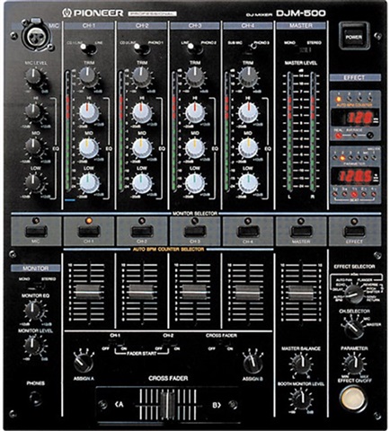 pioneer DJM-500 DJ ミキサー Amazon.co.jp: パイオニア プロフェッショナル用DJミキサー DJM-500